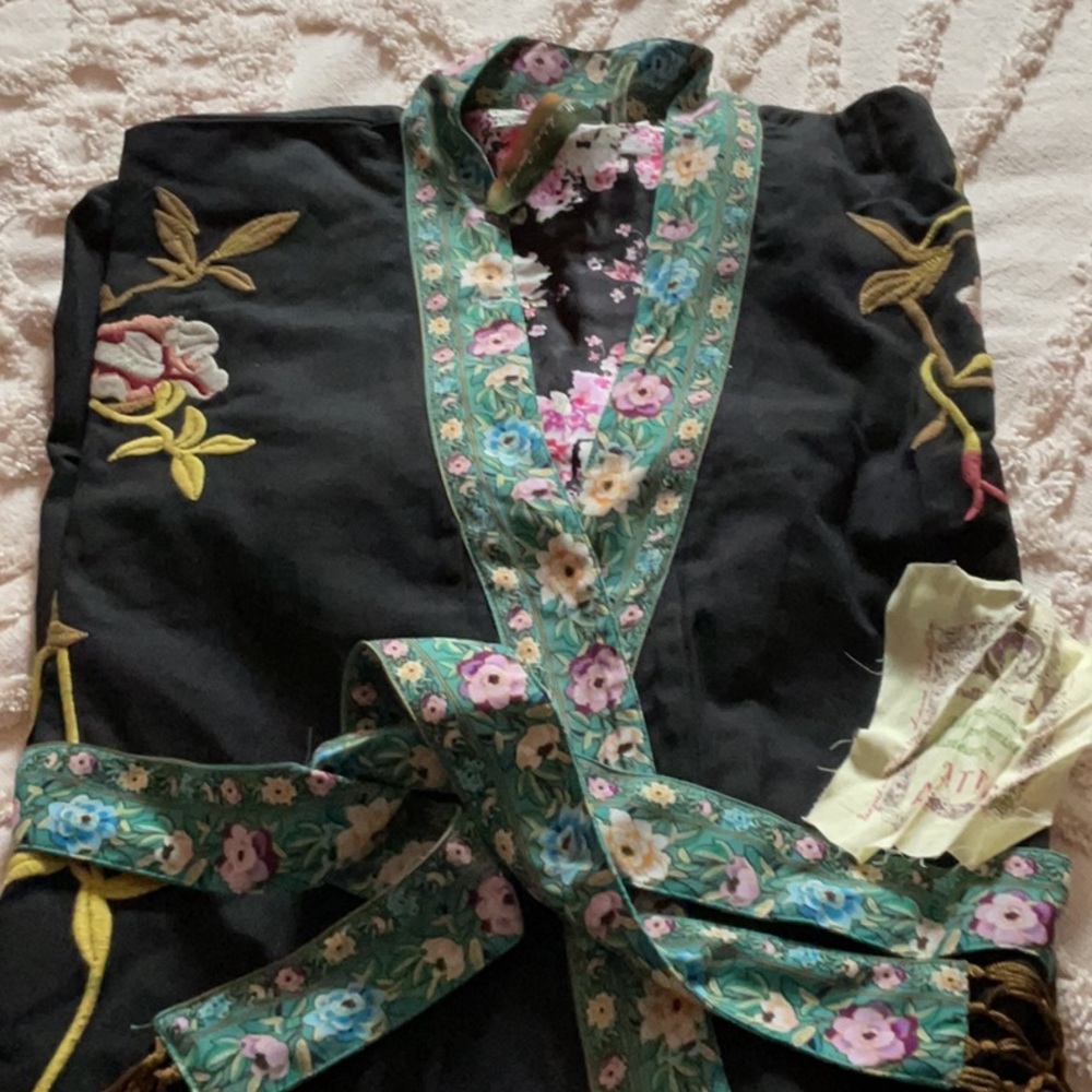Boho Cotton Robe Coat - Picture 2 of 16